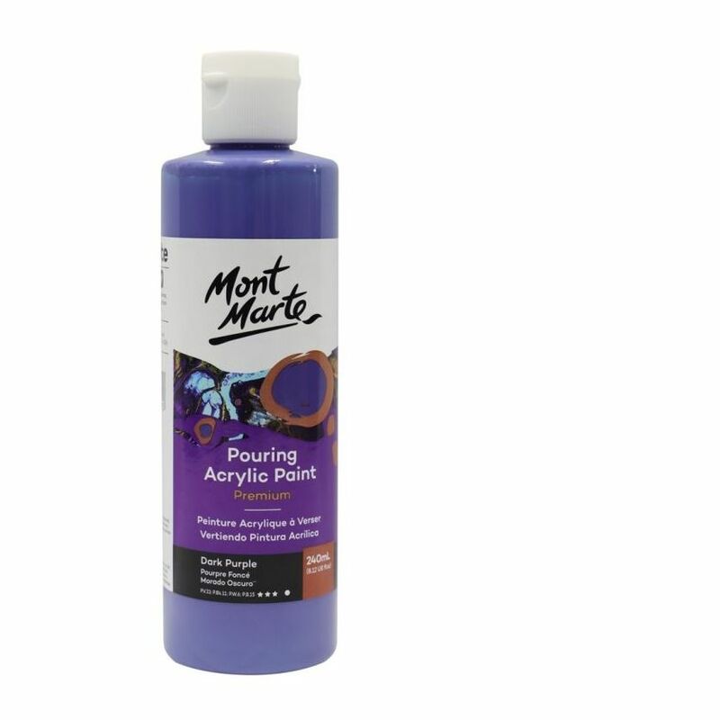 Mont Marte Pouring Acrylic 240Ml Dark Purple