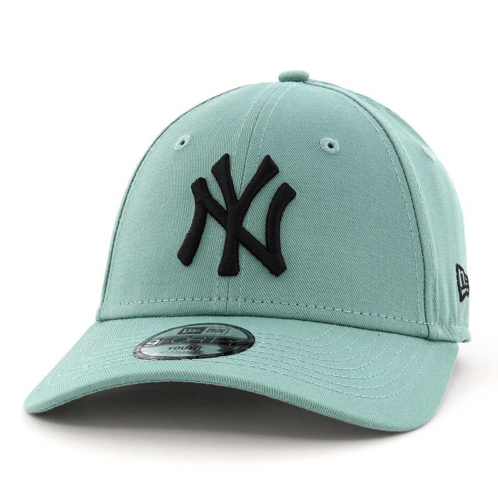 New Era League Essential New York Yankees Youth Boys Cap Smoke Black