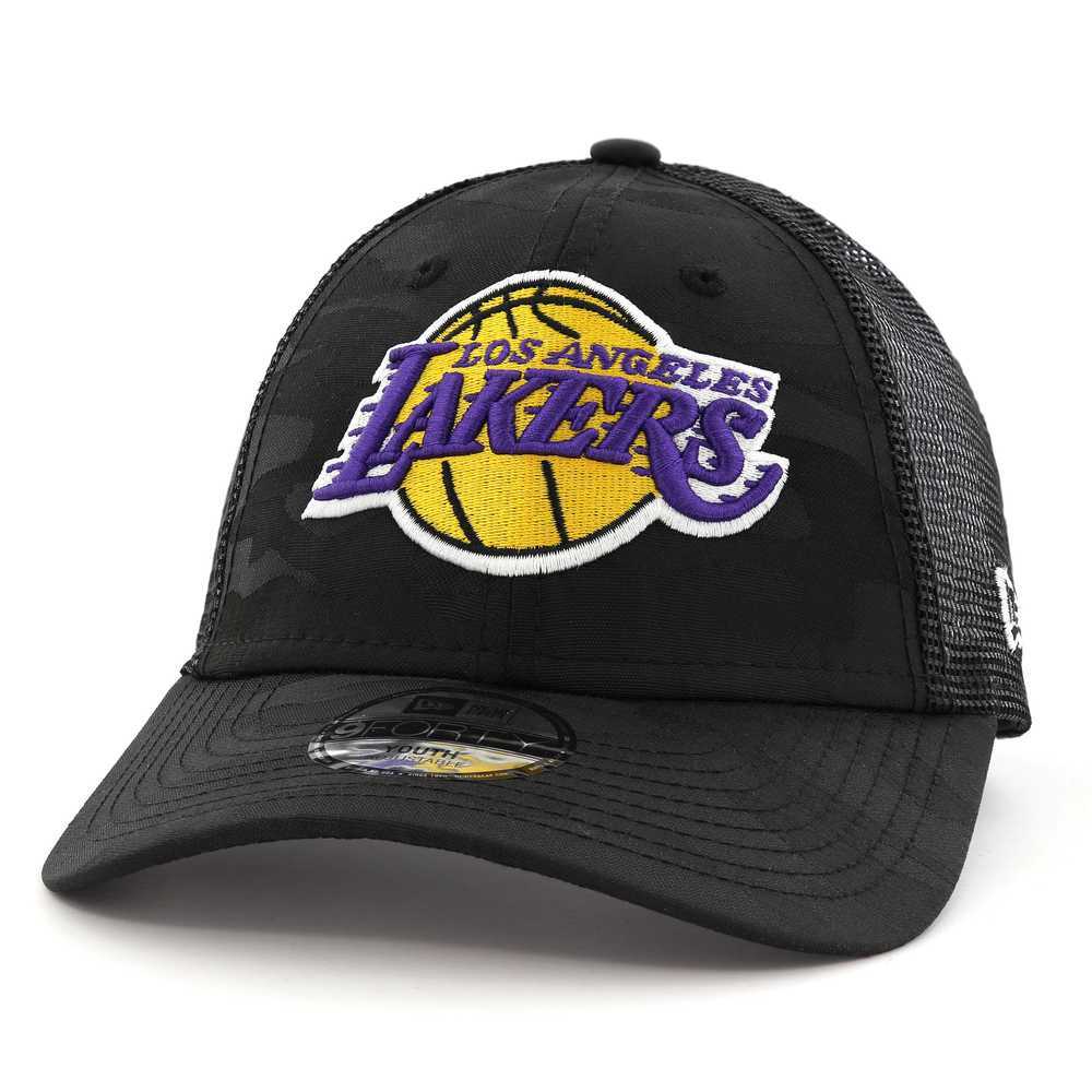 New Era Seasonal The League Los Angeles Lakers Youth Boys Cap Black