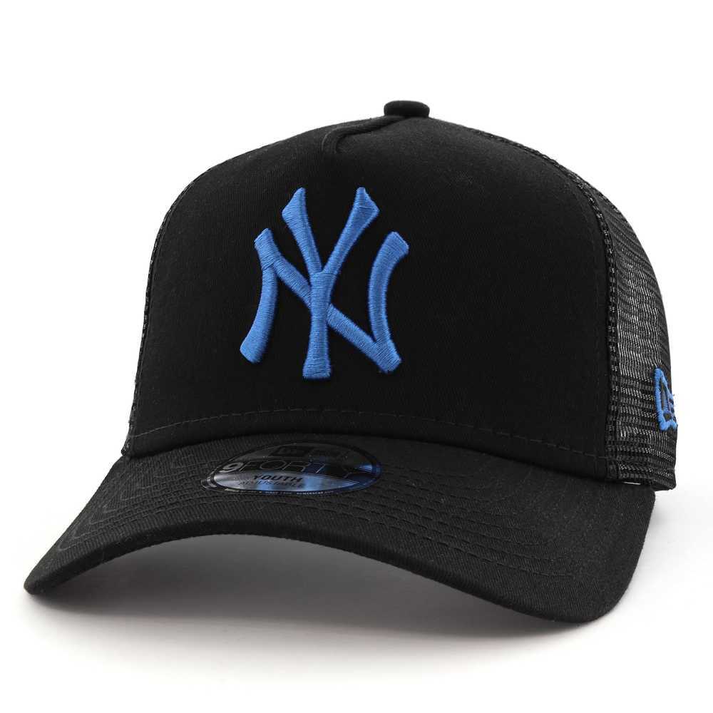 New Era League Essential Af New York Yankees Youth Boys Cap Black
