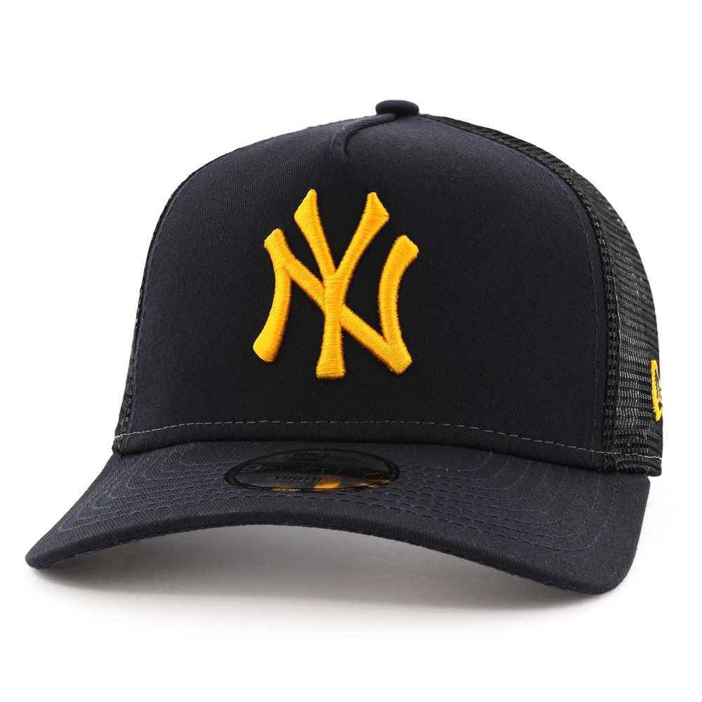 New Era League Essential Af New York Yankees Youth Boys Cap Yellow/Copper