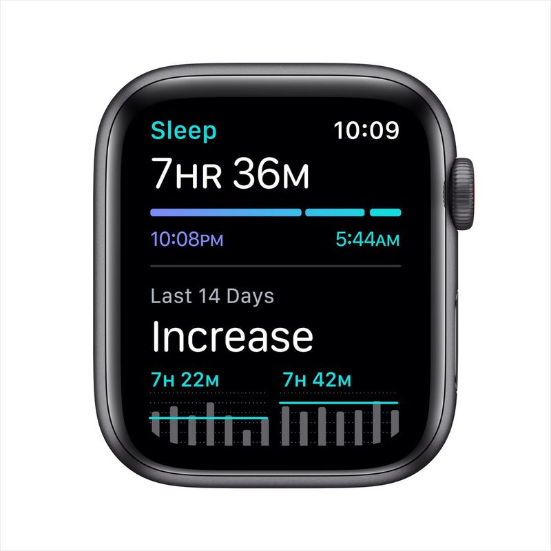 Apple Watch Nike SE GPS + Cellular 40mm Space Gray Aluminium Case with Anthracite/Black Nike Sport Band Regular