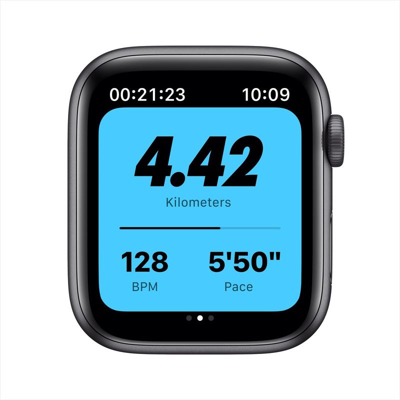 Apple Watch Nike SE GPS 44mm Space Grey Aluminium Case with Anthracite/Black Nike Sport Band