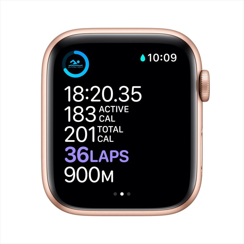 Apple Watch Series 6 GPS + Cellular 40mm Gold Aluminium Case with Pink Sand Sport Band