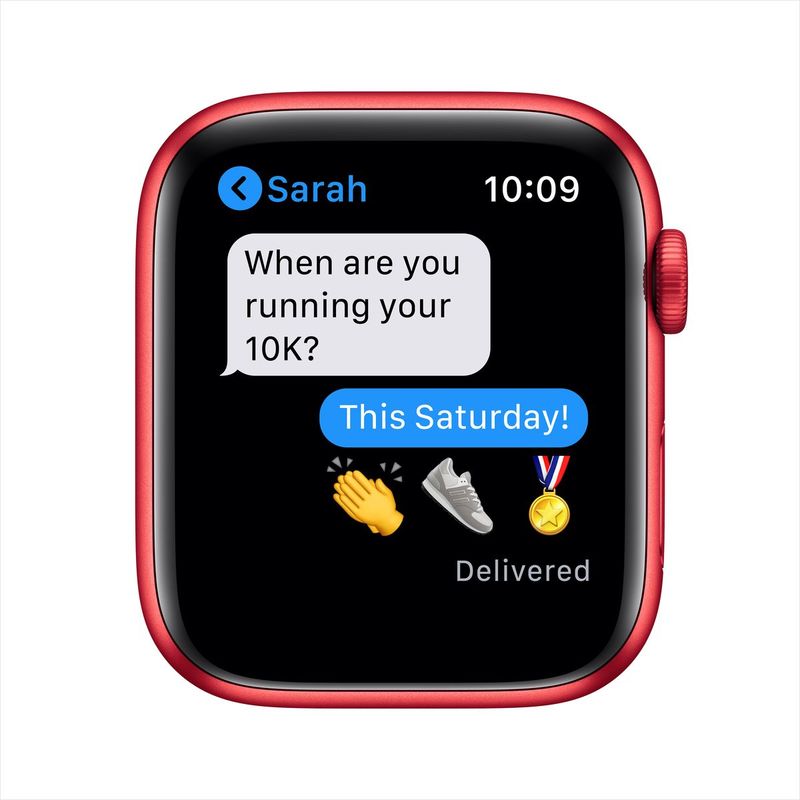 Apple Watch Series 6 GPS + Cellular 40mm Product(Red) Aluminium Case with Product(Red) Sport Band