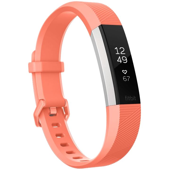 Fitbit Alta HR Coral Heart Rate + Fitness Wristband (Large)