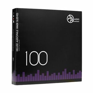 Audio Anatomy Audiophile Antistatic Deluxe Inner Sleeves Black 100 x 12 Inch