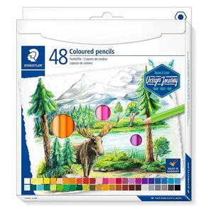 Staedtler Coloured Pencils Permanent (Pack Of 48)