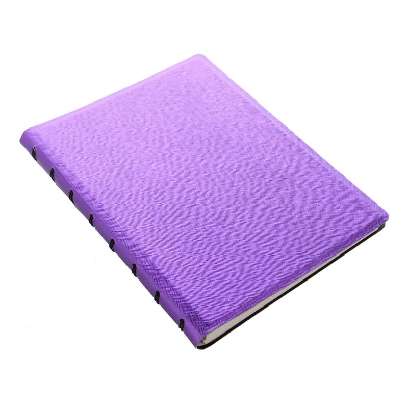 Filofax Saffiano Metallic A5 Notebook Violet Notebook