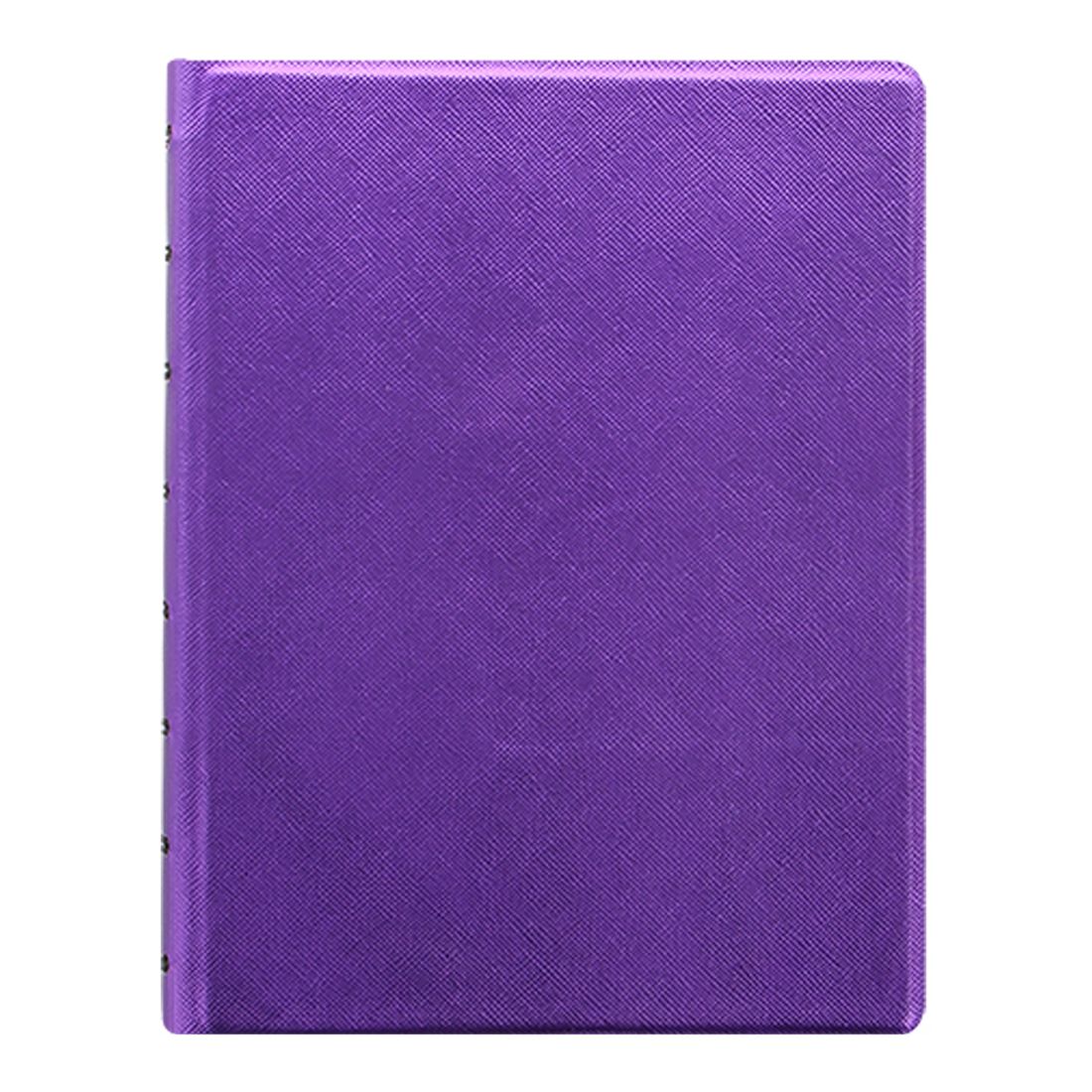 Filofax Saffiano Metallic A5 Notebook Violet Notebook