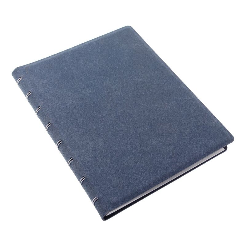 Filofax Architexture A5 Notebook Blue Suede Notebook