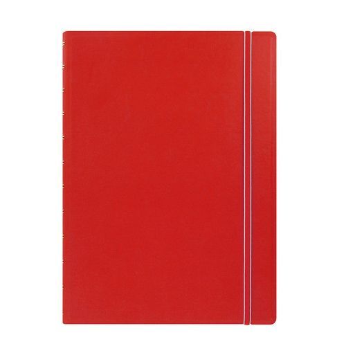 Filofax A4 Notebook Classic Ruled Red Notebook