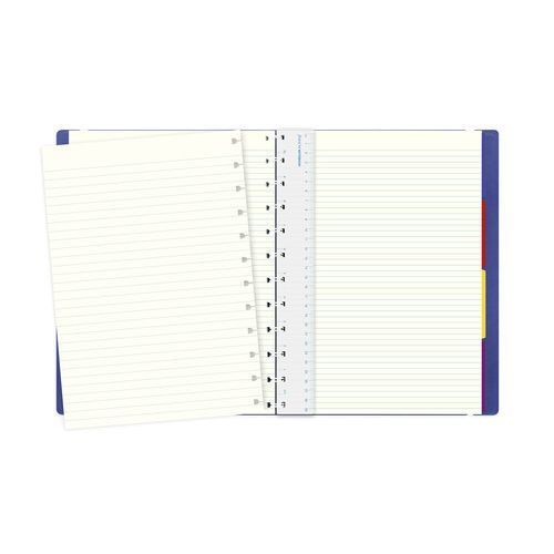 Filofax A4 Notebook Classic Ruled Blue Notebook