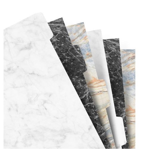 Filofax Marble A5 Notebook Refill 6 Blank Tabs Index Notebook Refill