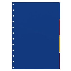 Filofax A4 Classic Bright Coloured Indices Assorted Notebook Refill