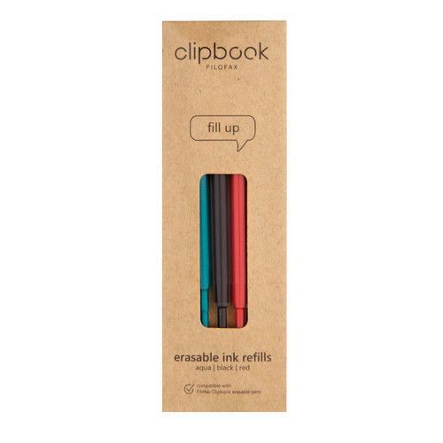 Filofax Clipbook Accessory Erasable Ball Pen Refill Pen