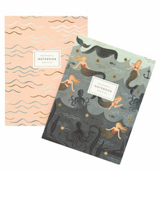 Rifle Paper Co Mermaid Notebooks (Set of 2)