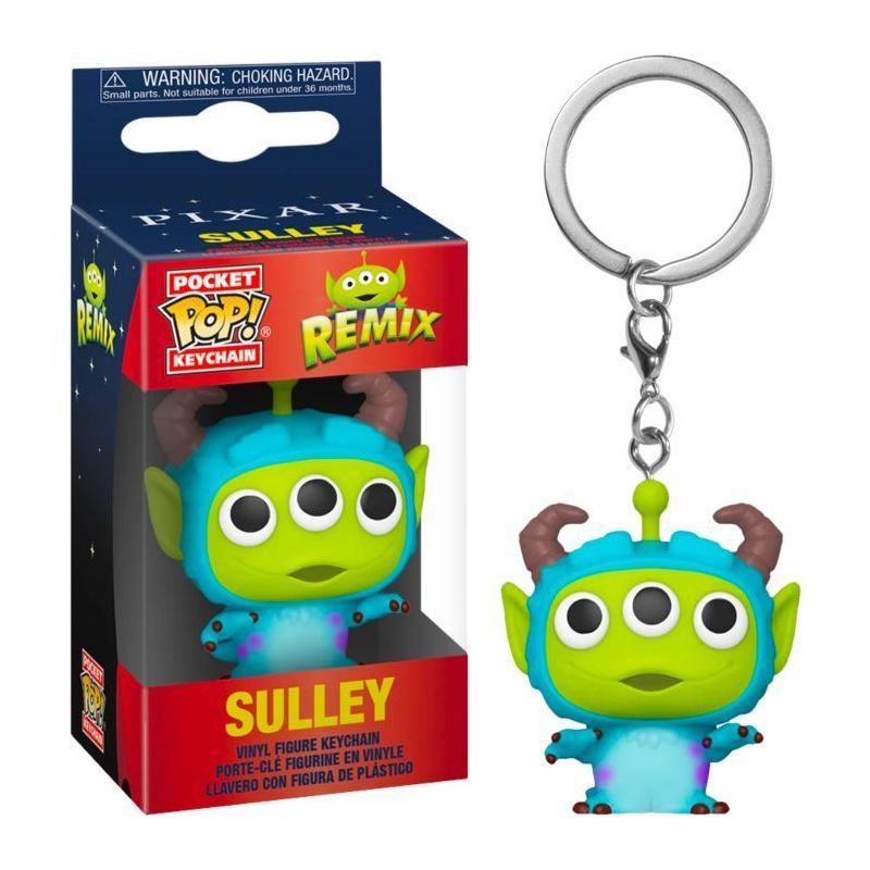 Funko Pop Keychain Pixar Alien Remix Sulley Vinyl Figure