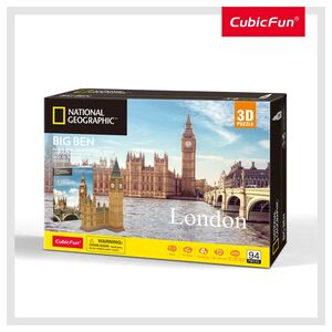 Cubic Fun National Geographic Big Ben London 2 3D Puzzle (94 Pieces)