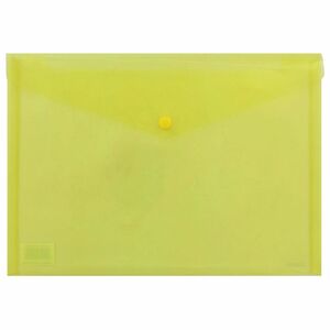 Carchivo Snap-Closure Polypropylene Envelope Yellow