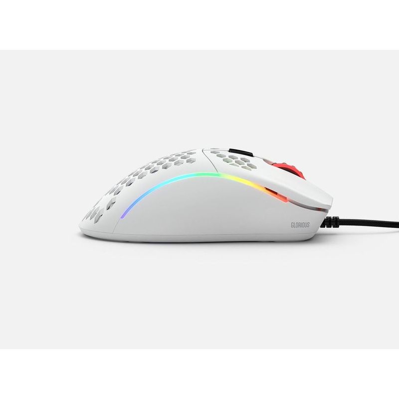 Glorious Gaming Model D Minus Glossy White Gaming Mouse