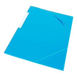Carchivo Polypropylene and Label Elastic Folder Blue