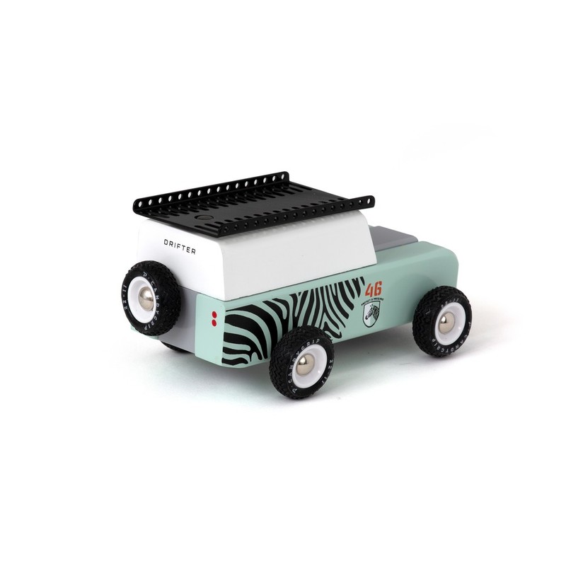 Candylab Drifters Drifter Zebra Wooden Car