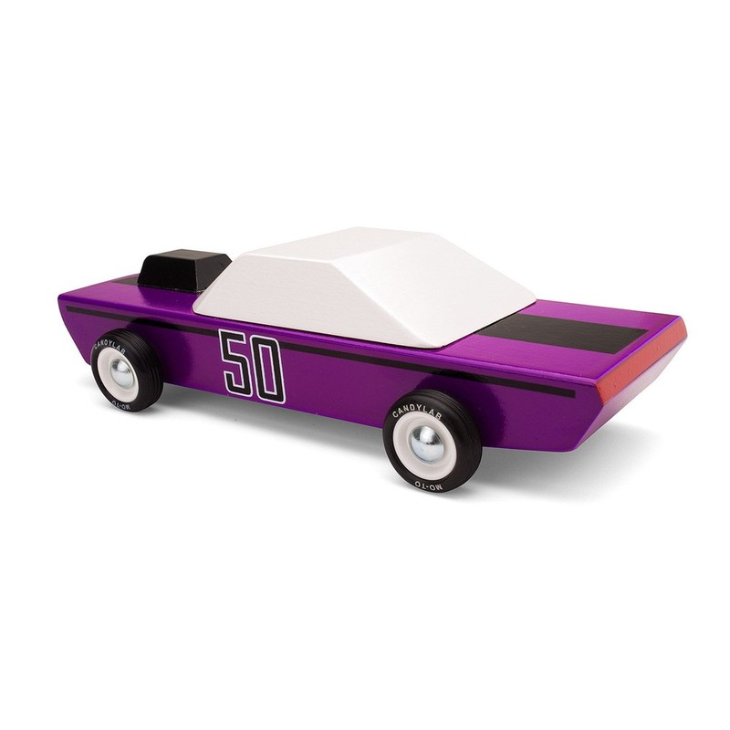 Candylab Americana Purple Racer Plum 50 Wooden Car