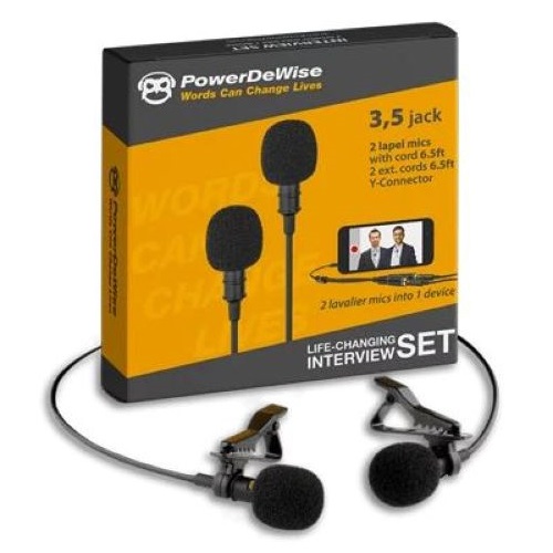 PowerDeWise 1B Dual Microphone Set