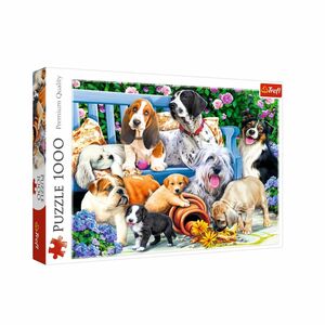 Trefl Dogs In The Garden Jigsaw Puzzle 68 X 48 cm (1000 Pieces)