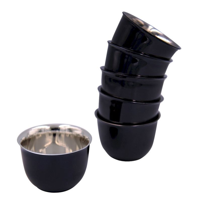 Rovatti Pola Arabica Stainless Steel Cup Black Set of 680ml