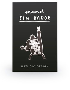 Ustudio Pin Badge Only Music Can Save Us