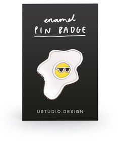 Ustudio Pin Badge Cool Egg