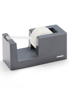 Poppin Inc Tape Dispenser & Tape Dark Gray