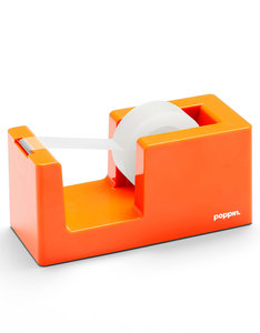 Poppin Inc Tape Dispenser & Tape Orange