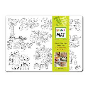 Funny Mat Activity Placemat Numbers