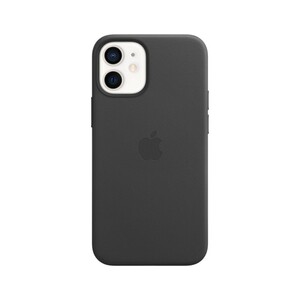 Apple Leather Case Black with MagSafe for iPhone 12 Mini