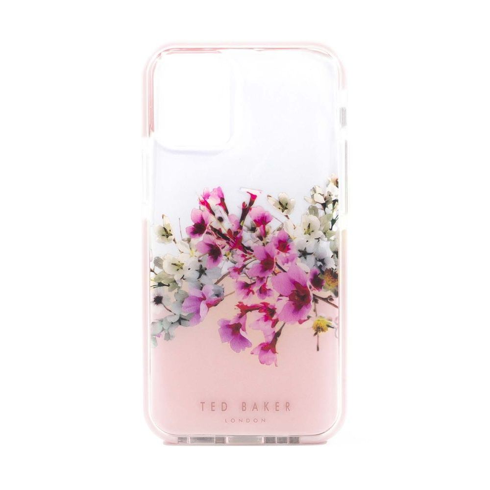 Ted Baker Anti-Shock Jasmine Clear Case Clear for iPhone 12 Mini