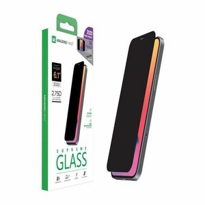 Amazing Thing 2.75D Privacy Fully Covered Anti-Dust Filter Glass with Installer Black for iPhone 12 Pro/12