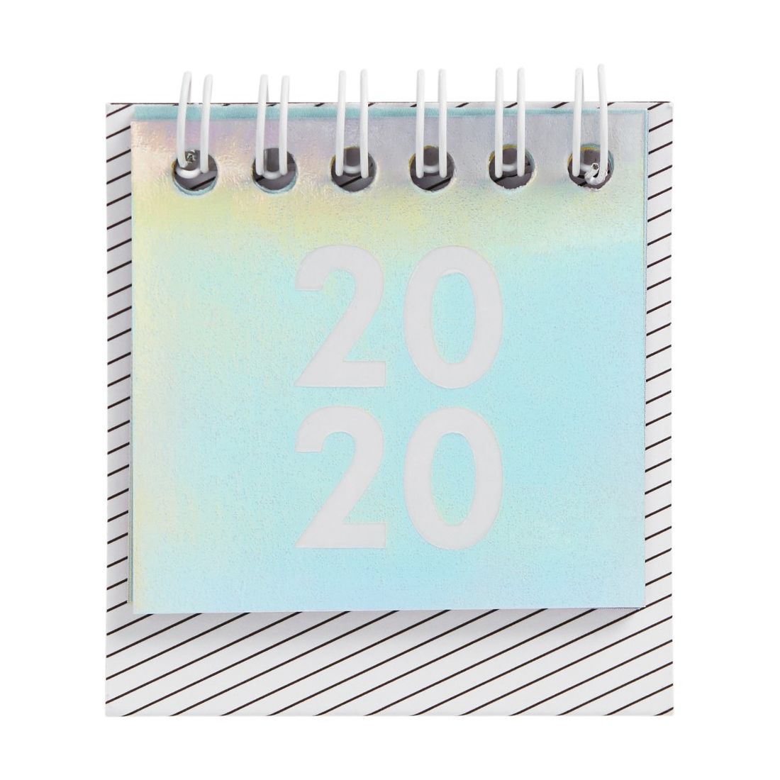 kikki.K 2020 Cute Mini Desk Calendar Be Kind Holographic