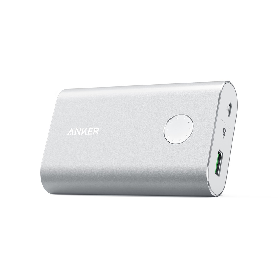 Anker Powercore+ Silver 10050mAh with Qc3.0 Power Bank