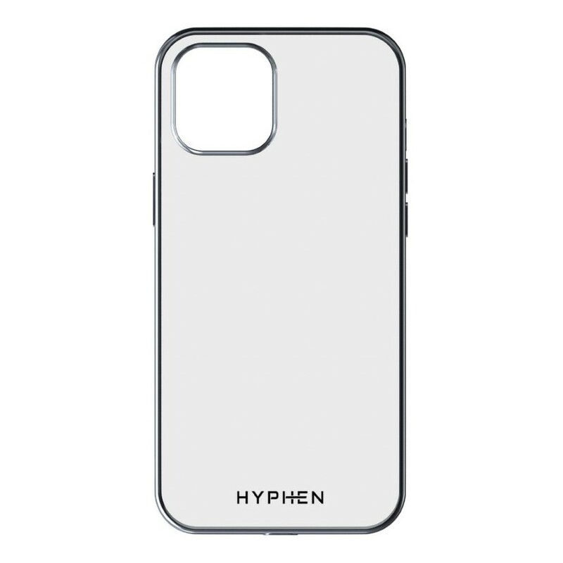 HYPHEN Clear Frame Case Silver for iPhone 12 Pro Max