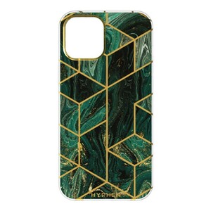 HYPHEN LUXE Marble Case Forest Green for iPhone 12 Pro/12
