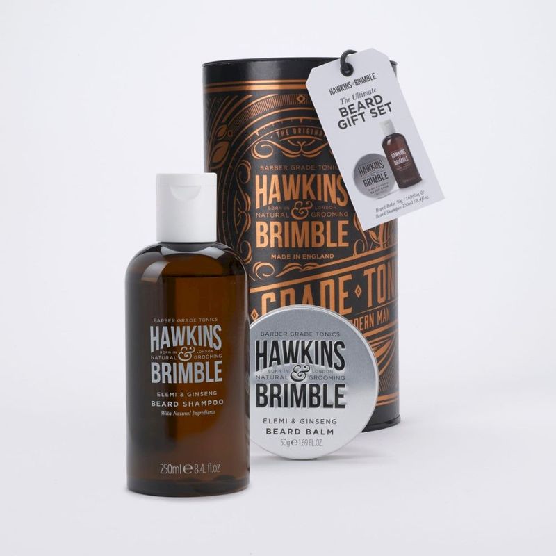 Hawkins & Brimble Beard Set Beard Balm + Beard Shampoo