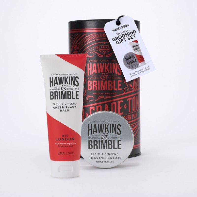 Hawkins & Brimble Grooming Set Shaving Cream + After Shave Balm