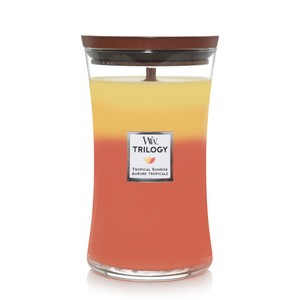 Woodwick Candle Trilogy Hourglass Tropical Sunrise (Large)