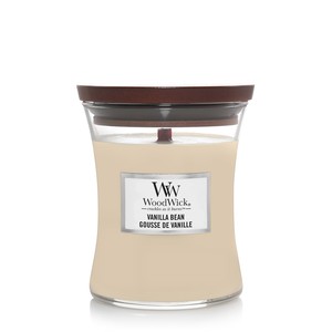 Woodwick Candle Hourglass Vanilla Bean (Medium)