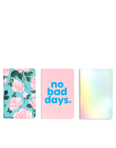 Ban.do Hold That Thought Notebook Set Rose Parade/No Bad Days