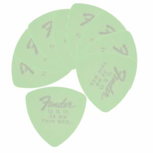 Fender Dura-Tone 346 .58 Guitar Picks Surf Green (12 Pack)