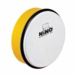 Nino Percussion NINO4Y ABS Plastic Hand Drum with Synthetic Head 6-Inch Yellow